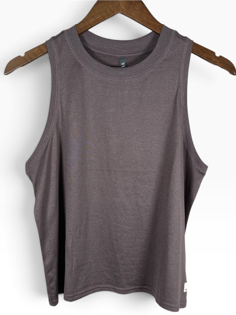 Vuori Energy Top Women’s Size Medium Heather Brown Performance Tank Athleisure